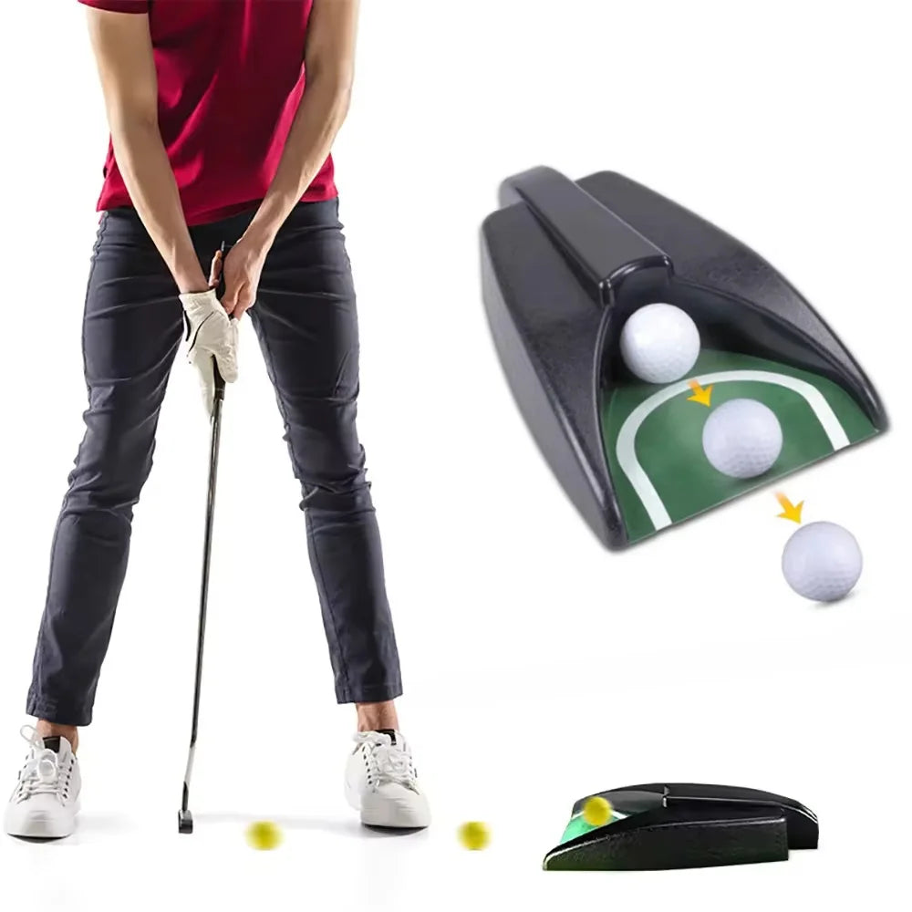 Golf Training Ball Return Machine Automatic Putting Cup Practice Golf Aids Supplies Office Indoor Outdoor Golf Accessories