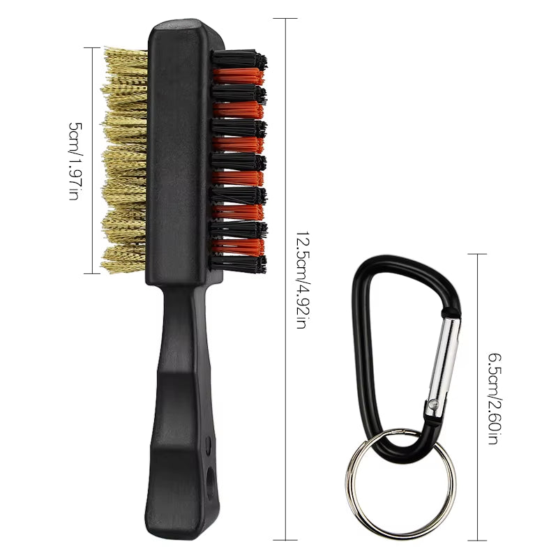 2-Sided Golf Club Groove Cleaning Brush – Iron, Wedge & Putter Cleaner Tool for Deep Groove Cleaning