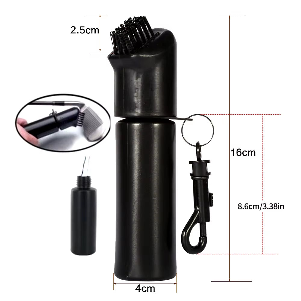2-Sided Golf Club Groove Cleaning Brush – Iron, Wedge & Putter Cleaner Tool for Deep Groove Cleaning