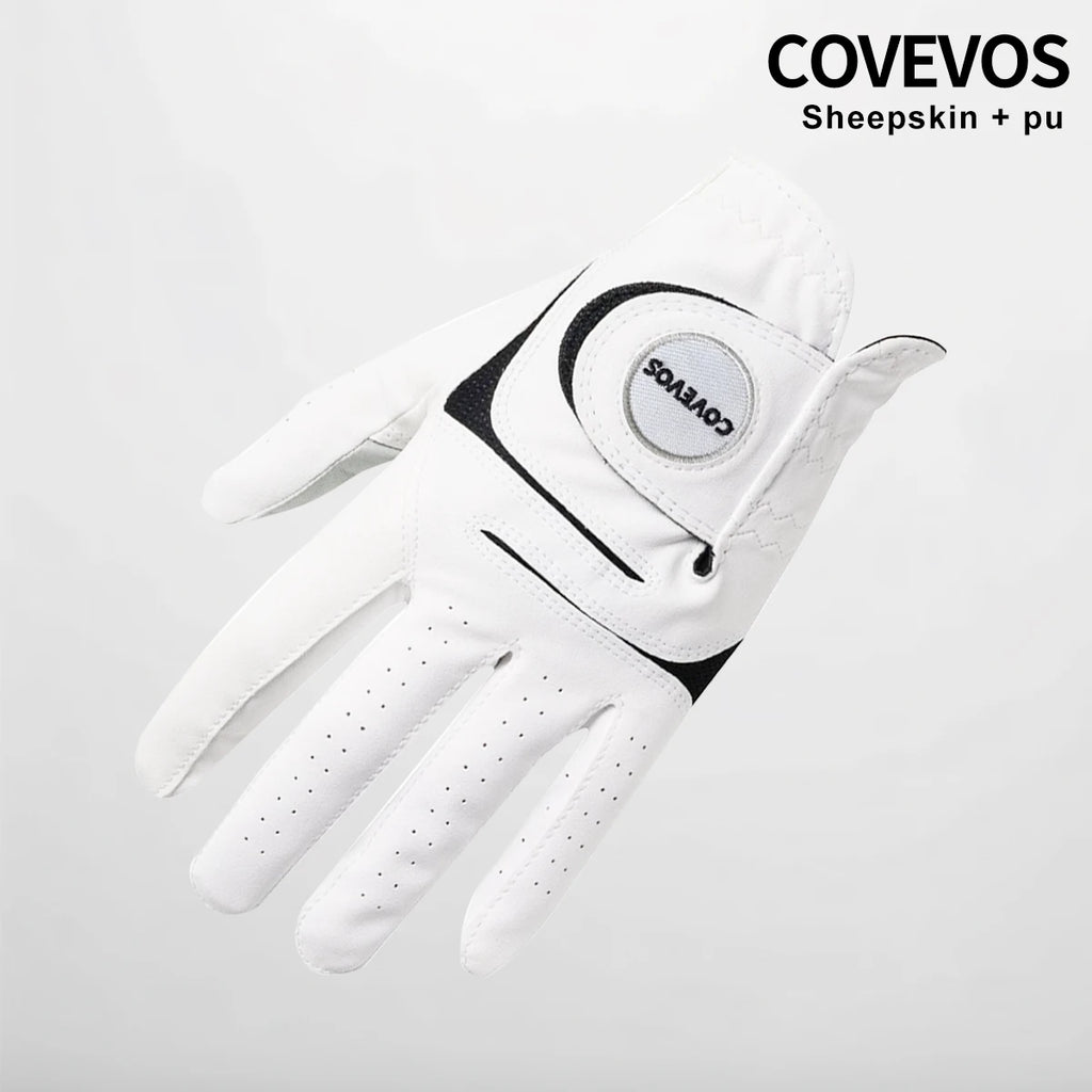 1 Piece High-Quality PU + Premium Lambskin Golf Glove