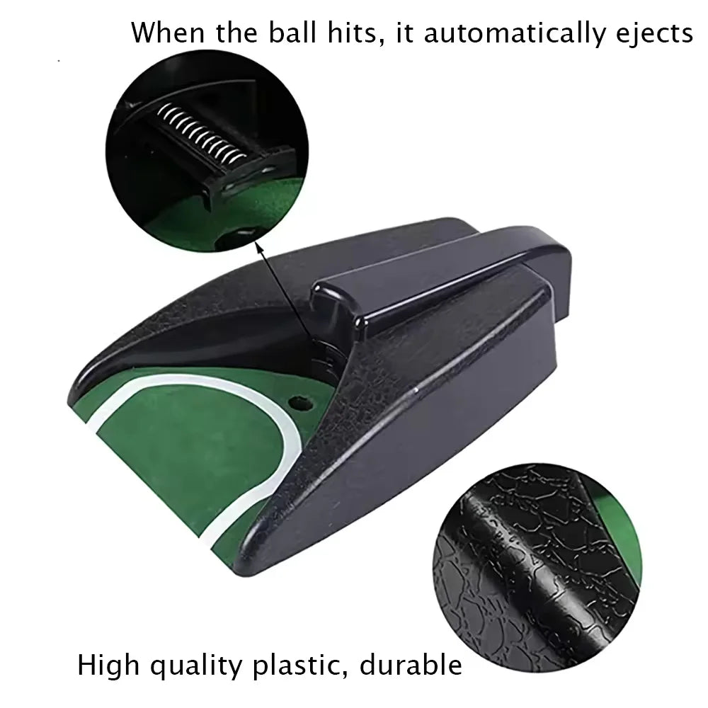 Golf Training Ball Return Machine Automatic Putting Cup Practice Golf Aids Supplies Office Indoor Outdoor Golf Accessories